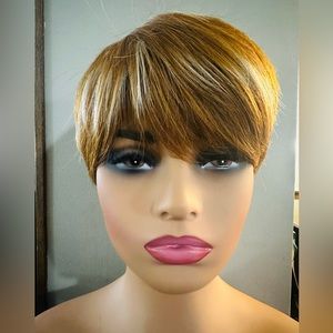 Women pixie humain hair